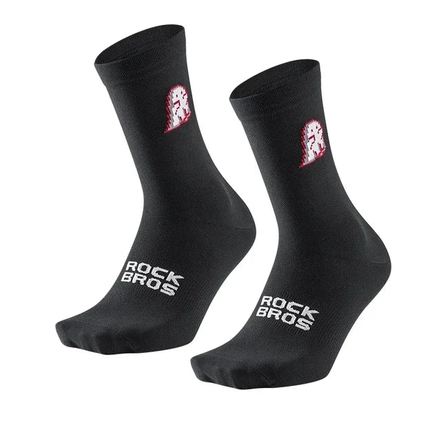 ROCKBROS Socks Men Women High Elasticity Breathable Running Cycling Socks Outdoor Climbing Hiking High Quality Sportswear Socks