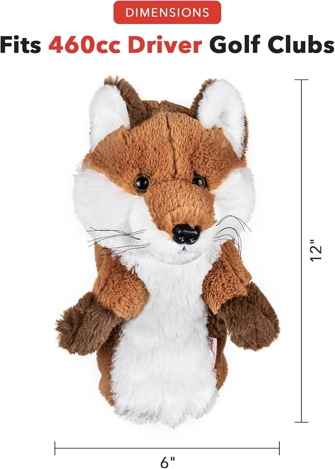 Funny Fox Driver Headcover for Golf Clubs - Premium Protection, Stylish Design for Men and Women