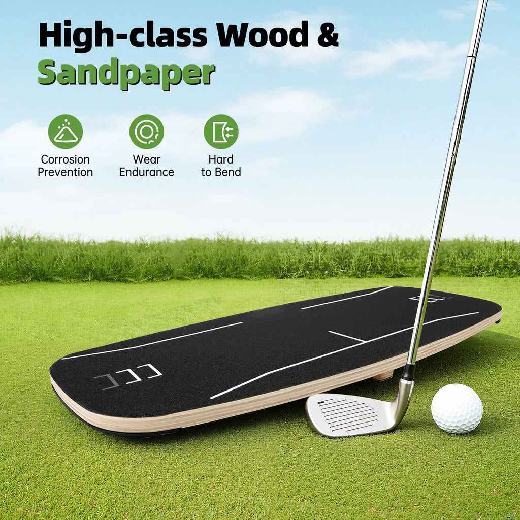 Golf Pressure Plate Weight Shift Balance Board Swing Trainer for Indoor Outdoor Use Enhancing Stability and Power
