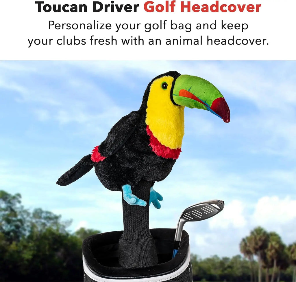 Toucan Driver Headcover - Premium Golf Club Protection with Fun Animal Design for Men and Women