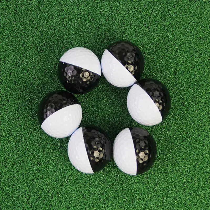 Practice Golf Balls Rubber Double Shell Design Training Golf Balls Portable Realistic Rubber Limited Flight Soft Balls Flight