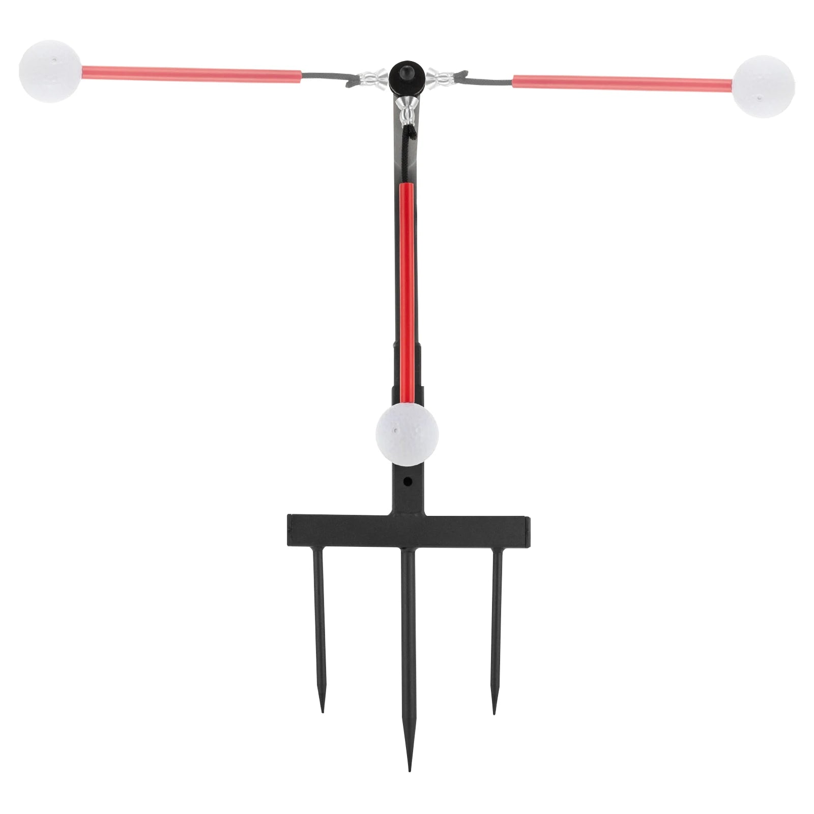 Golf Swing Trainer, Swing Practice Trainer Golf with Golf Ball & 3 Support Rods , Outdoor Hitting Training Aid for All Levels