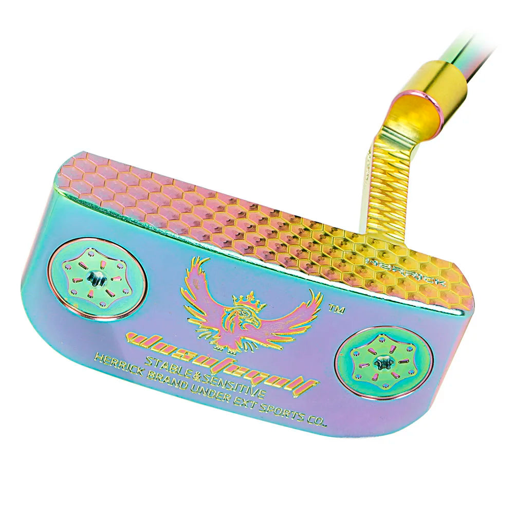 Wosofe Forged Golf Putter for Men Right Hand, CNC Milled 1020 Carbon Steel Mallet, Low Center of Gravity for Better Distance