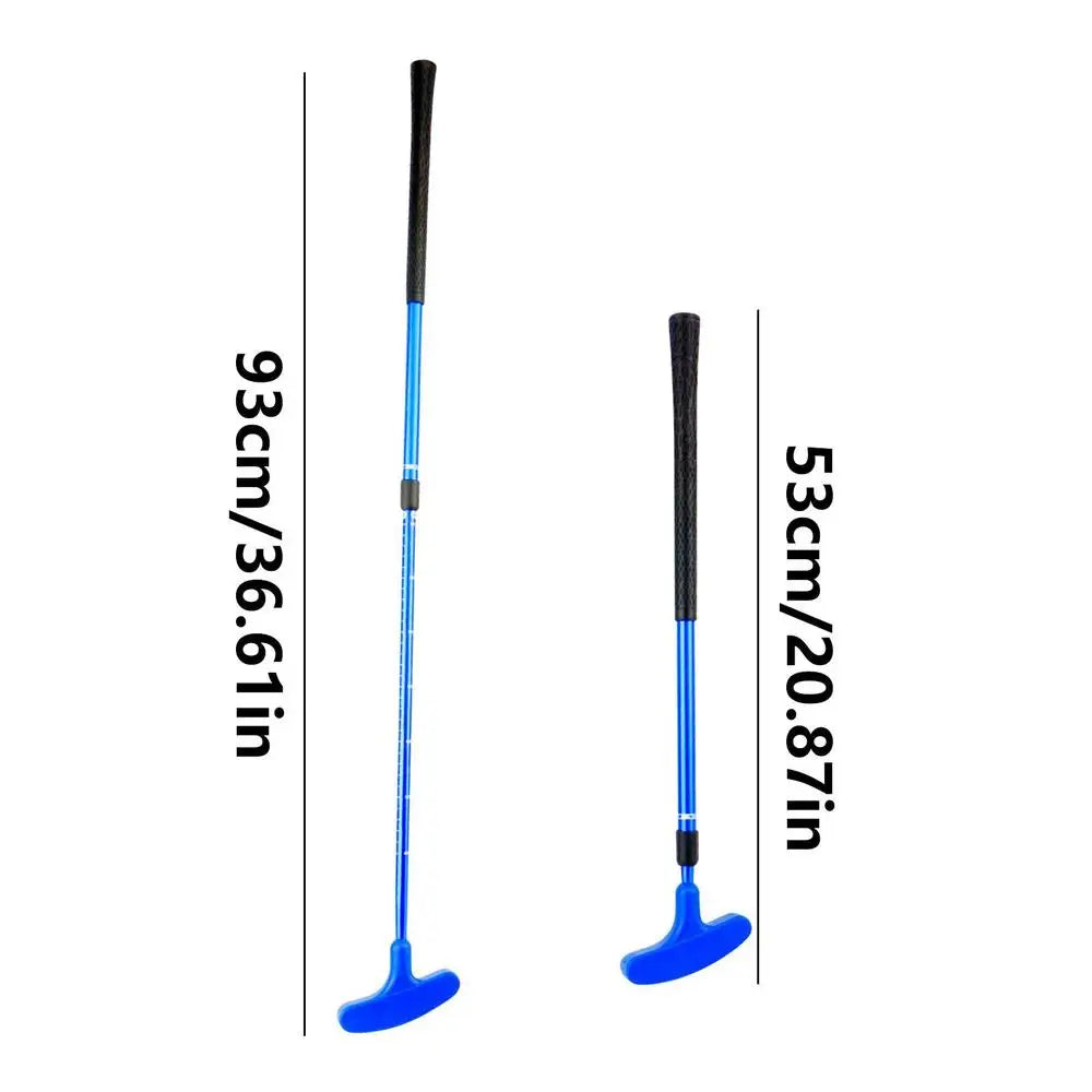 Mini Putter Golf Club Putter Multifunctional Telescopic Non Slip Golf Training Accessories For Men Women Girls Lovers