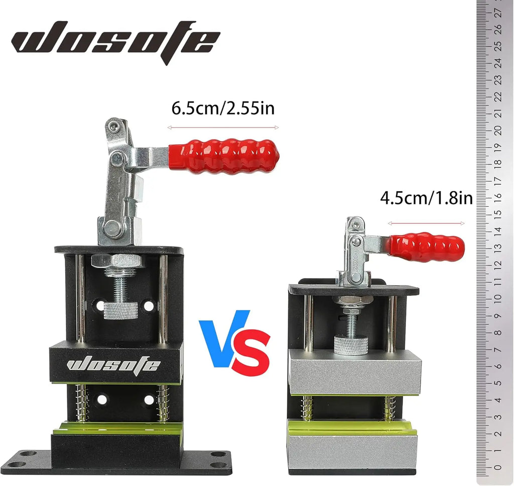 wosofe Golf Club Regrip Vise Tool，Rubber Grip Vise Clamp，Golf Club Gripping Station,Golf Workshop Supplies，Includes A Regripping