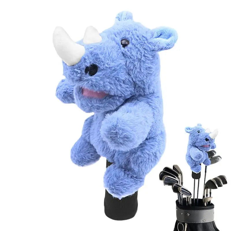 Golf Head Covers Plush Driver Cover Golf Heads Cartoon Stuffed Animal Putter Headcover Animal Golf Headcover Golf Club Protector