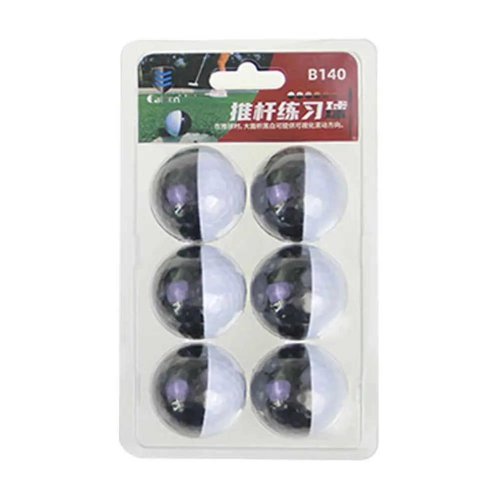 Practice Golf Balls Rubber Double Shell Design Training Golf Balls Portable Realistic Rubber Limited Flight Soft Balls Flight