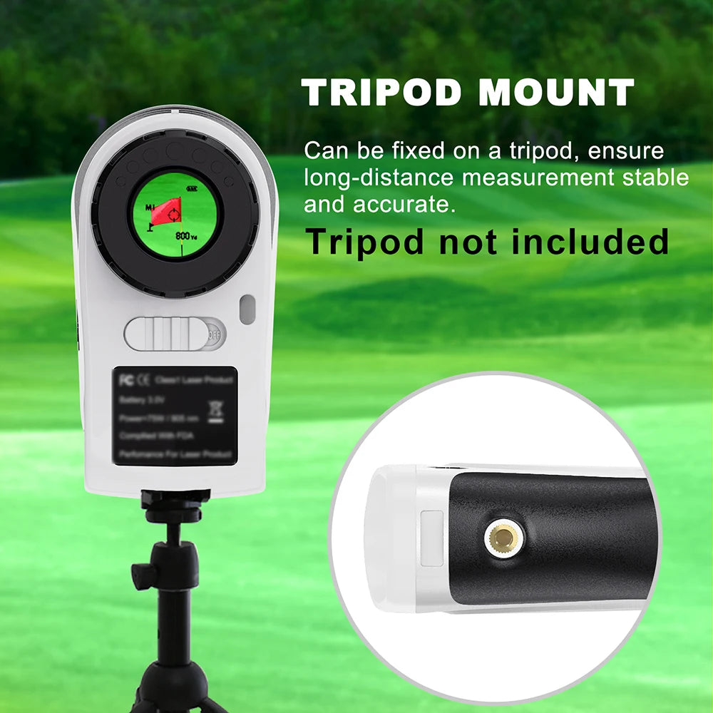 PEAKPULSE 650 Yards Golf Laser Rangefinder with Slope Switch Compensation and Replaceable Battery Range Finder for Golfing Gift