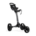Trilite Golf Push Cart Lightweight and Folding Golf Cart with Adjustable Golf Bag Stand Durable Aluminum Frame in Black Compact