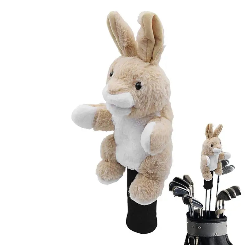 Golf Head Covers Plush Driver Cover Golf Heads Cartoon Stuffed Animal Putter Headcover Animal Golf Headcover Golf Club Protector