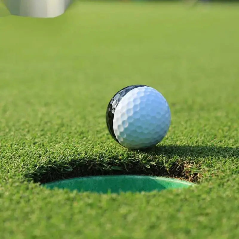 Practice Golf Balls Rubber Double Shell Design Training Golf Balls Portable Realistic Rubber Limited Flight Soft Balls Flight
