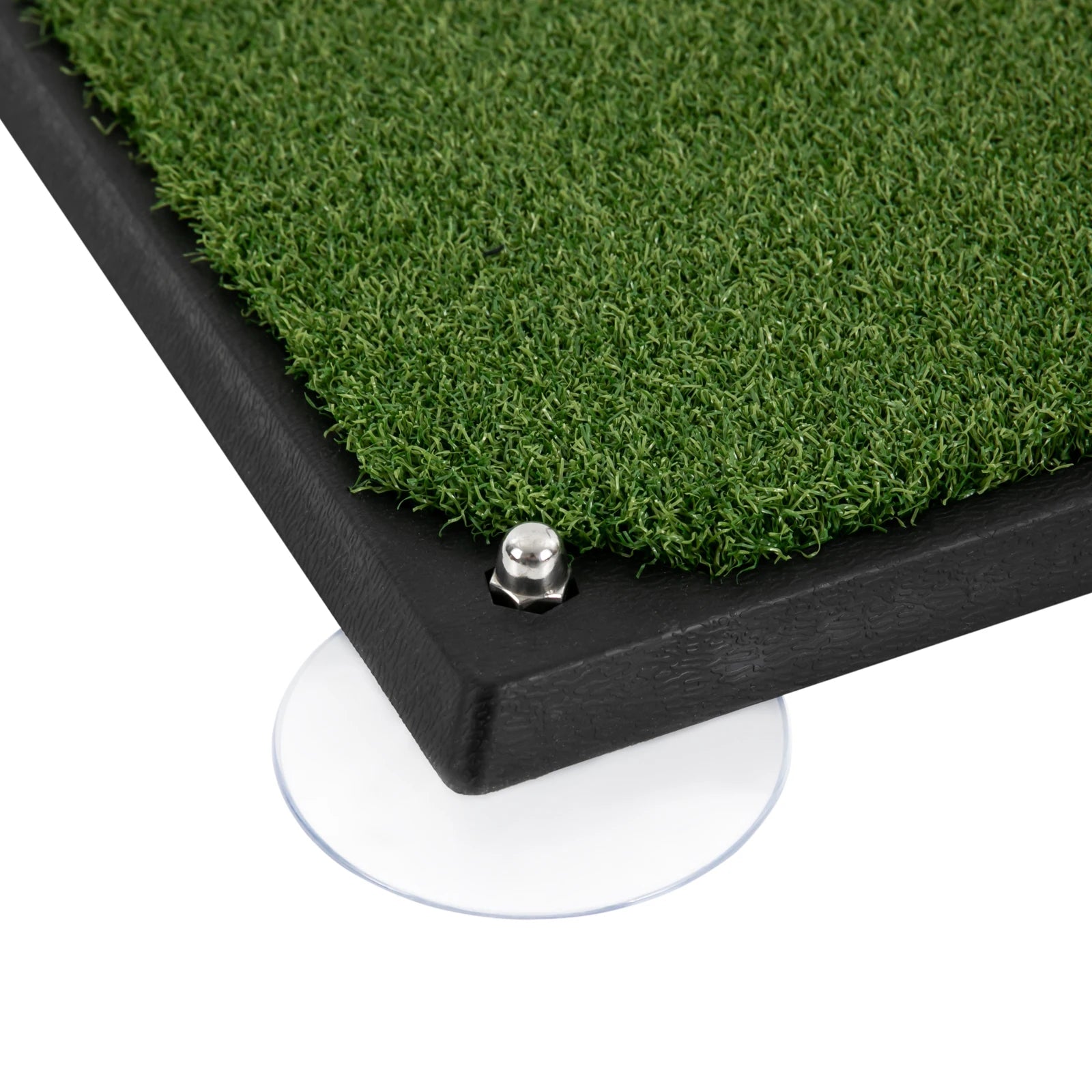 Flat Golf Swing Trainer, Golf Swing Trainer, Indoor Golf Practice Aid with 360° Auto Return, 5 Height Adjustable Tee, Foldable