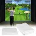 Golf Simulator Impact Screen Easy To Install Golf Practice Simulator Backdrop for Training Indoor/Outdoor