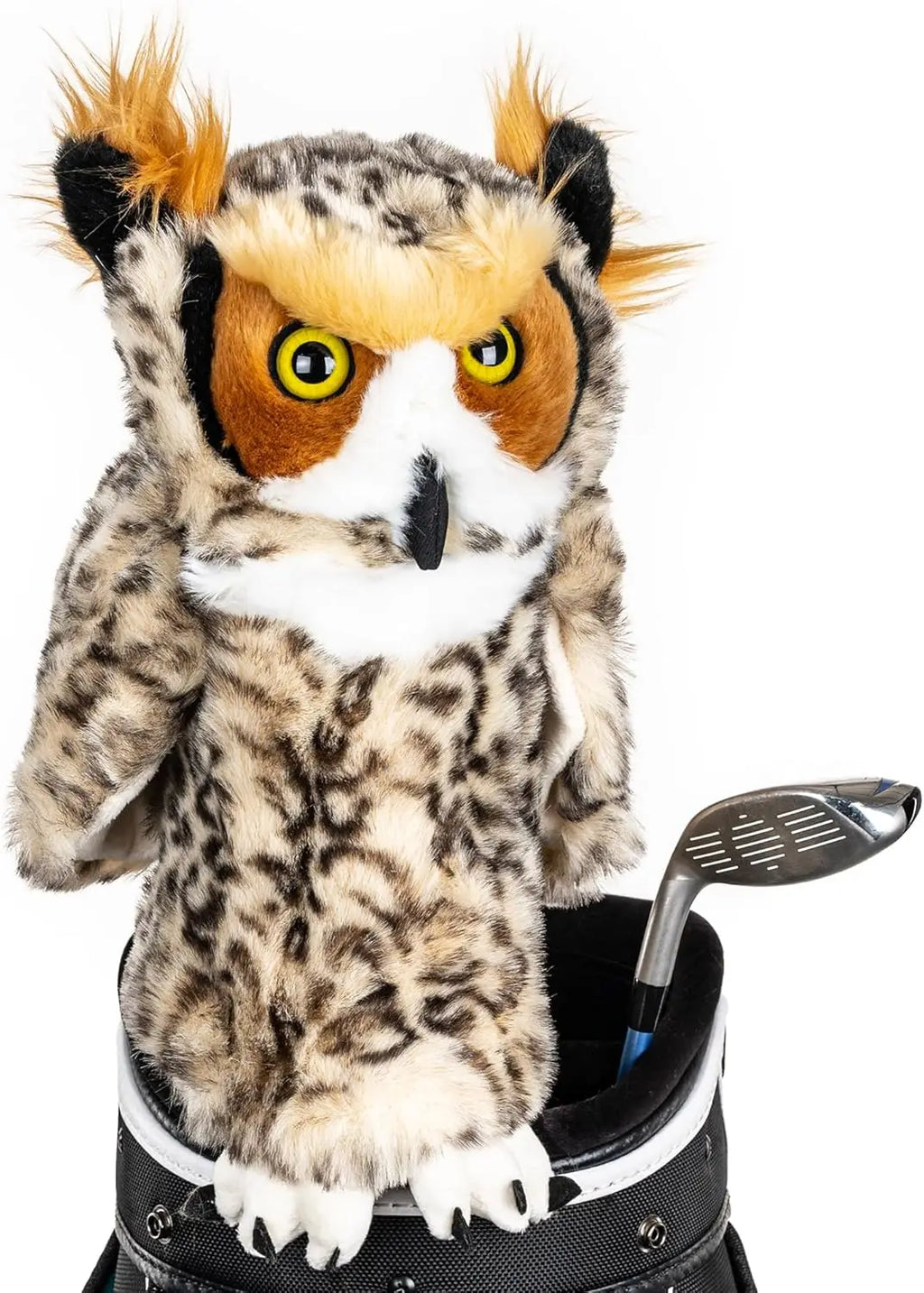 Owl Driver Headcover | Premium Golf Club Covers with Sun-Resistant Fur | Funny Animal Design for Men & Women
