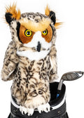 Owl Driver Headcover | Premium Golf Club Covers with Sun-Resistant Fur | Funny Animal Design for Men & Women
