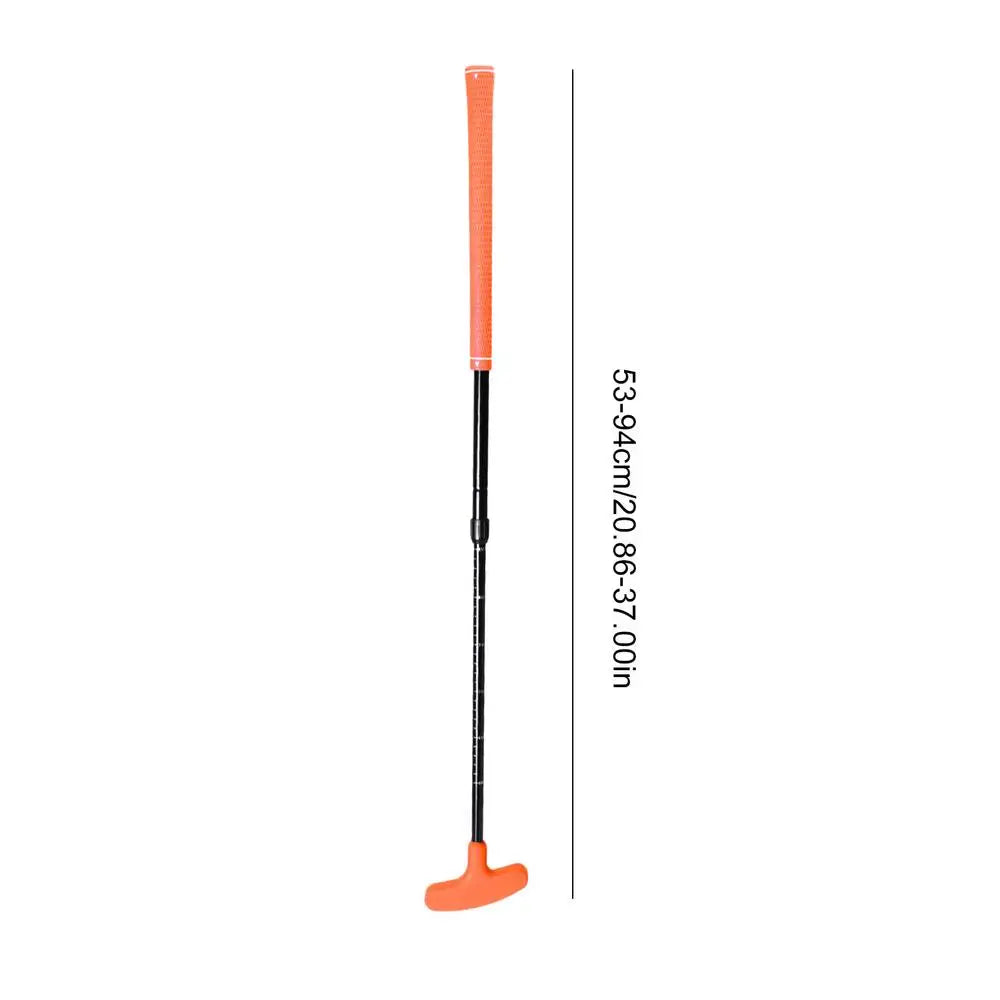 Golf Putter Clubs Right & Left Handed Golf Clubs Telescoping Adjustable Golf Grips Club For Kids Adults Golf Putter Training Aid
