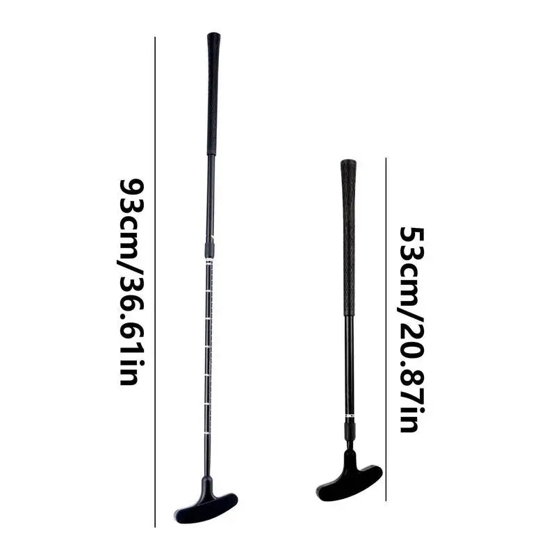 Mini Putter Golf Club Putter Multifunctional Telescopic Non Slip Golf Training Accessories For Men Women Girls Lovers
