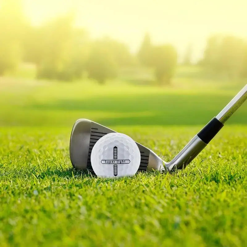 Practice Golf Balls Rubber Double Shell Design Training Golf Balls Portable Realistic Rubber Limited Flight Soft Balls Flight