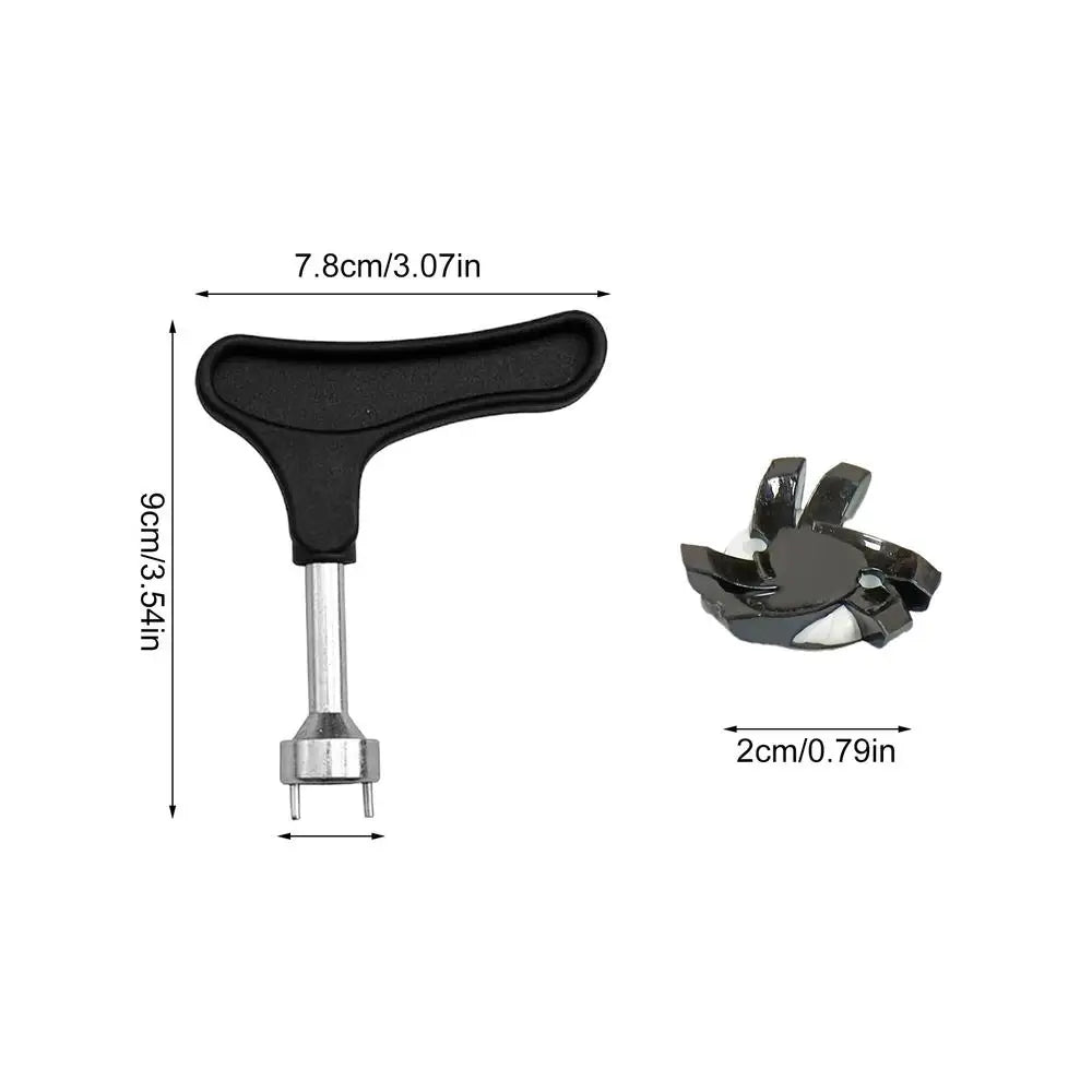 Portable Turn Quick Twist Golf Spike 12pcs Golf Shoe Spikes Convenient Golf Cleat Golf Training Aids Shoe Spikes Replacement Set