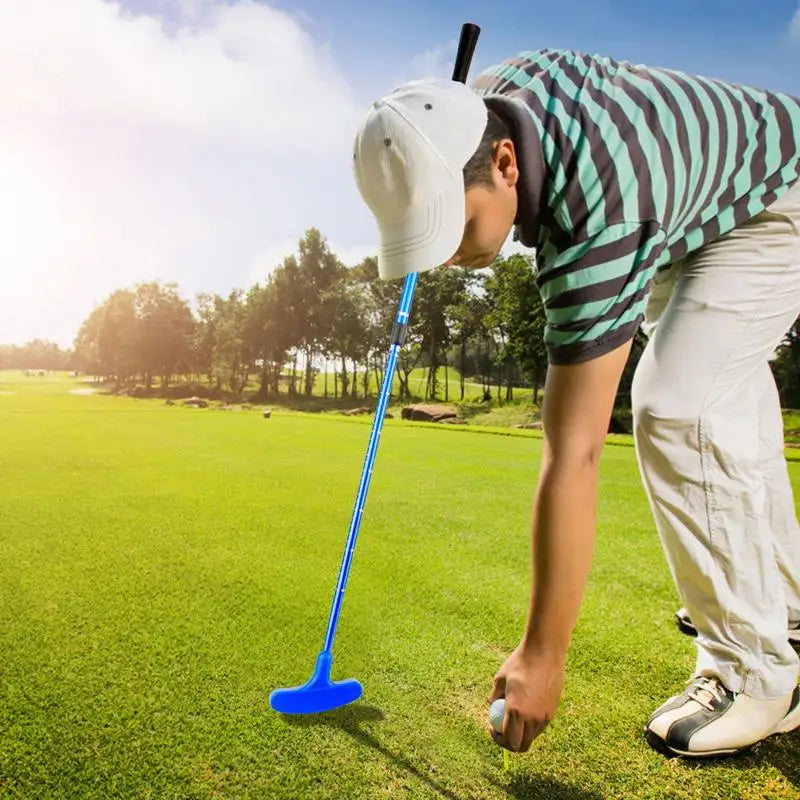 Mini Putter Golf Club Putter Multifunctional Telescopic Non Slip Golf Training Accessories For Men Women Girls Lovers