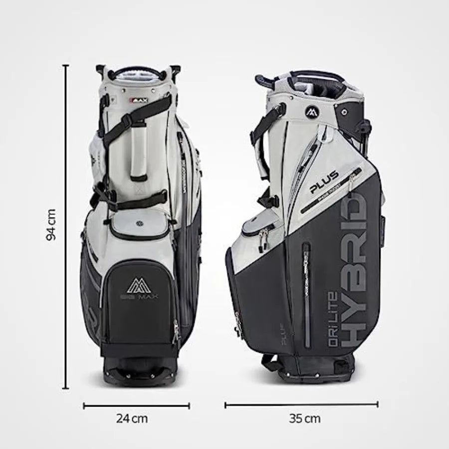 Dri Lite Hybrid Plus 14 Way Divider Golf Stand Bag Waterproof Lightweight Dual Strap Fits Push Carts