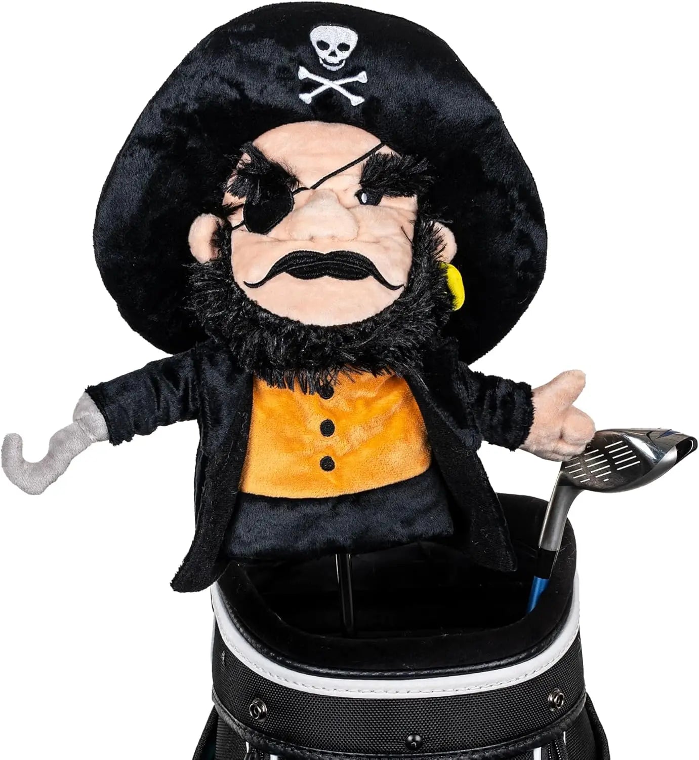 Premium Golf Driver Headcover for Men and Women - Funny Pirate Design, Stylish Club Protection