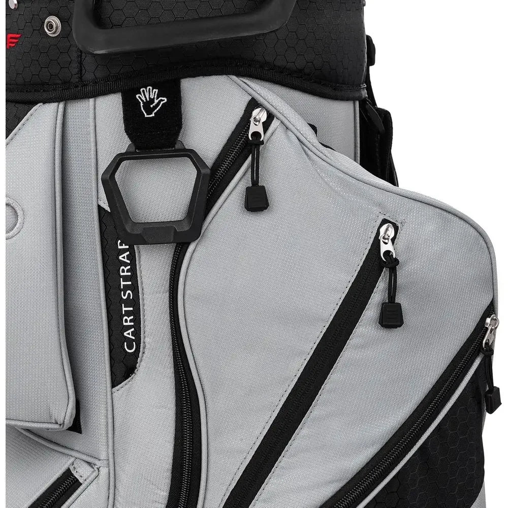 14-Way Top Golf Bag with Anti-Rattle Dividers, Snap-On Rain Hood & Full-Length Dividers