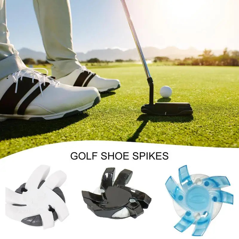 Portable Turn Quick Twist Golf Spike 12pcs Golf Shoe Spikes Convenient Golf Cleat Golf Training Aids Shoe Spikes Replacement Set