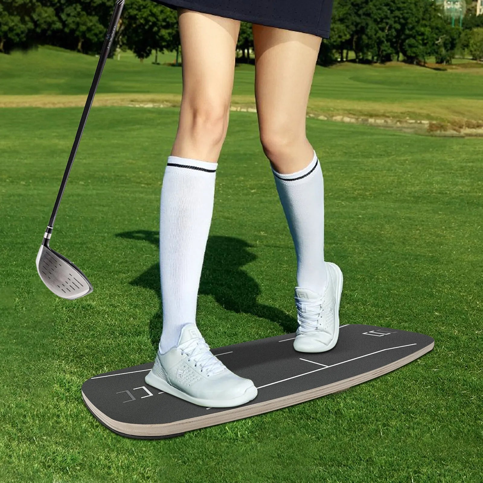 Golf Balance Trainer for Swing Tempo, Tilt Feedback & 330LB Weight Capacity