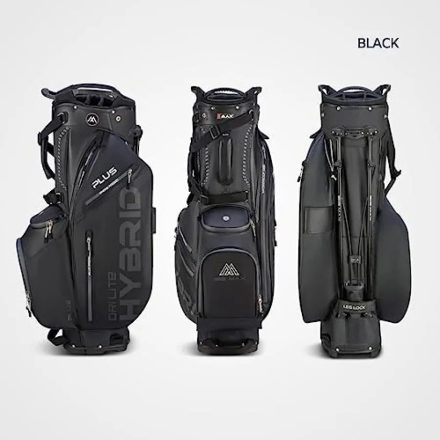 Dri Lite Hybrid Plus 14 Way Divider Golf Stand Bag Waterproof Lightweight Dual Strap Fits Push Carts