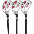 Men's Golf Hybrid Club Set, Includes 8, 9, Pitching Wedge, Utility Club