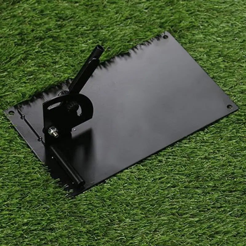 Golf Alignment Stick Holder Swing Practice Plate Plane Trainer Training Aid Alignment Stick Base