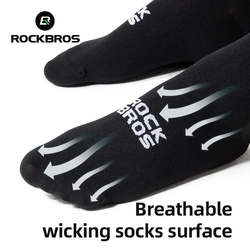 ROCKBROS Socks Men Women High Elasticity Breathable Running Cycling Socks Outdoor Climbing Hiking High Quality Sportswear Socks