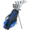 Men's +1 Degree Tall Graphite and Steel Golf Club Set with Stand Bag