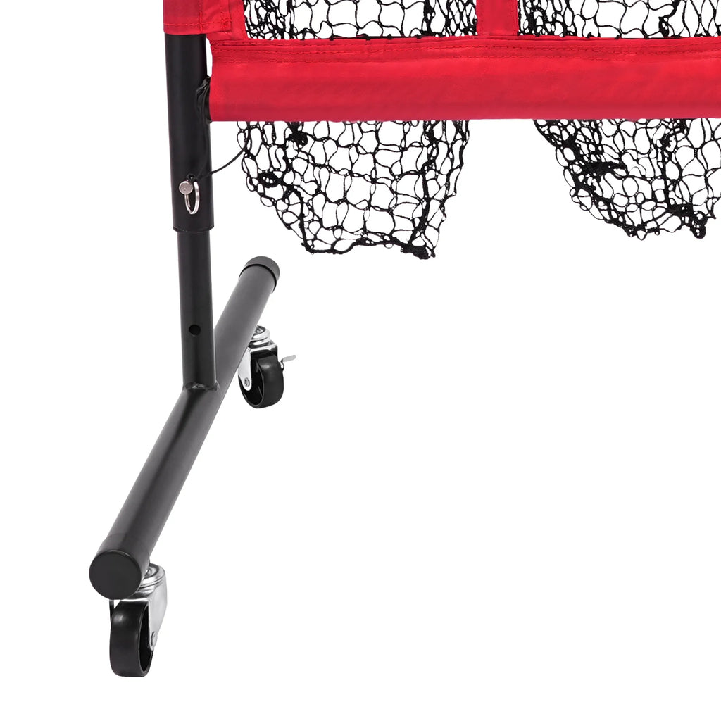 9 Hole Practice Net, Baseball Throwing Golf Practice Net, Multi Functional Training Net for Golf Baseball Practice, Backyard