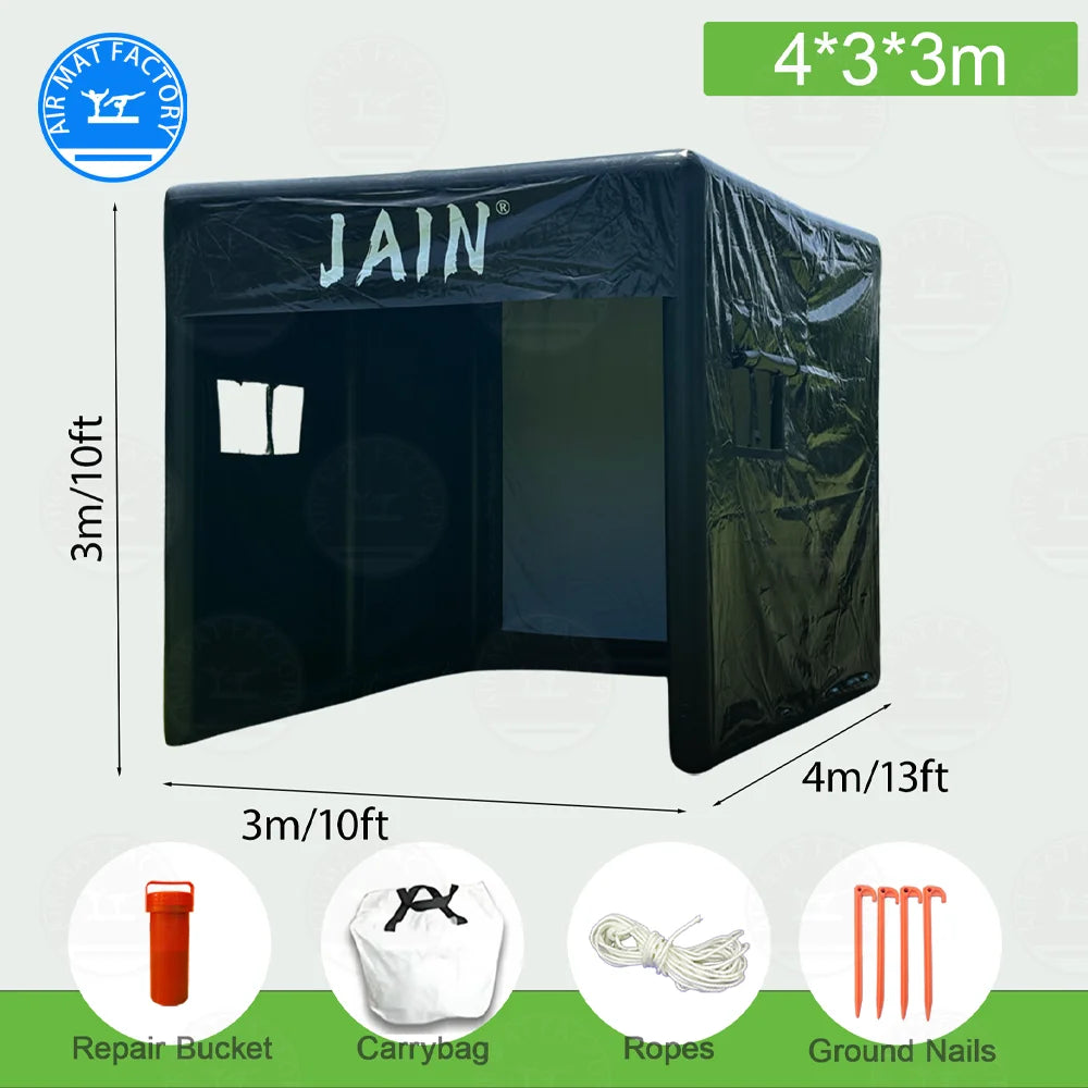 US Stock High Quality PVC Outdoor Golf Simulator Cage Enclosures Indoor Inflatable Golf Tent Simulator for Home