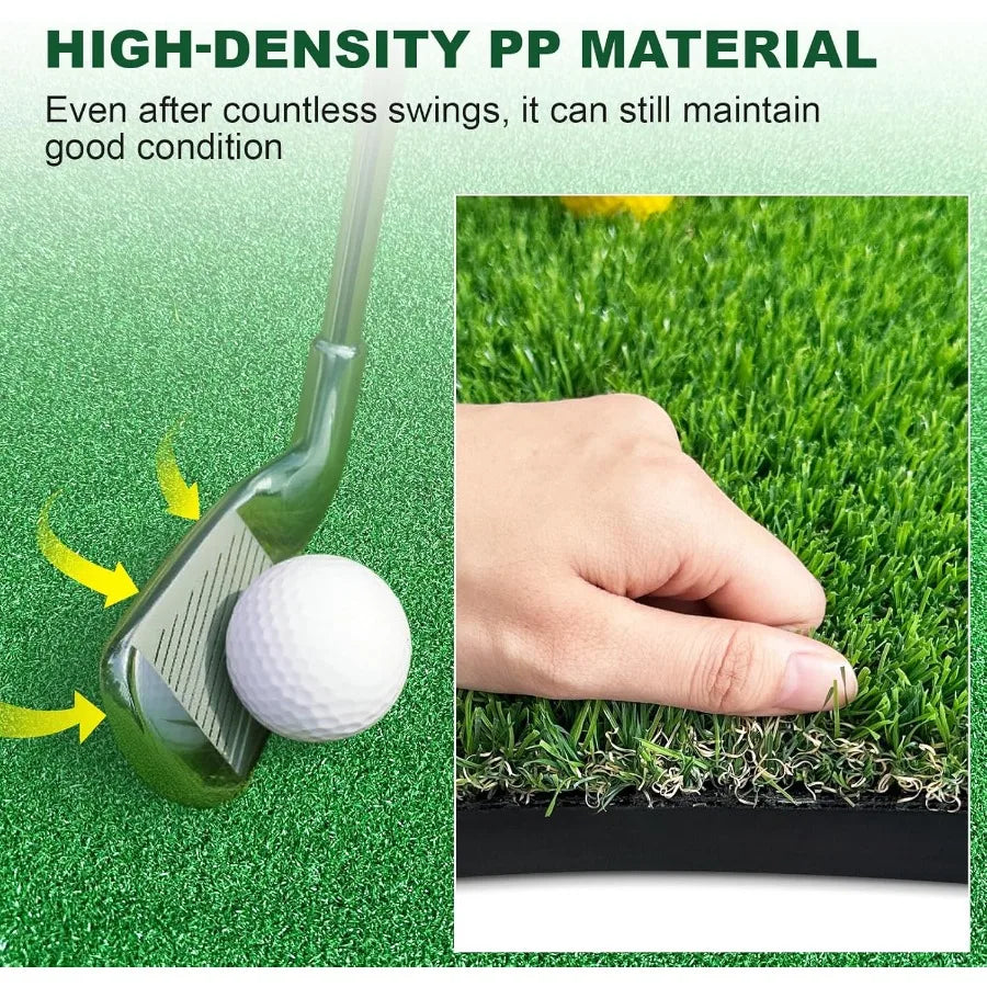 Thickened 45mm 50mm Dual Turf Golf Hitting Mat for Outdoor and Indoor Use Premium Swing and Chipping Training Turf Mat Designed