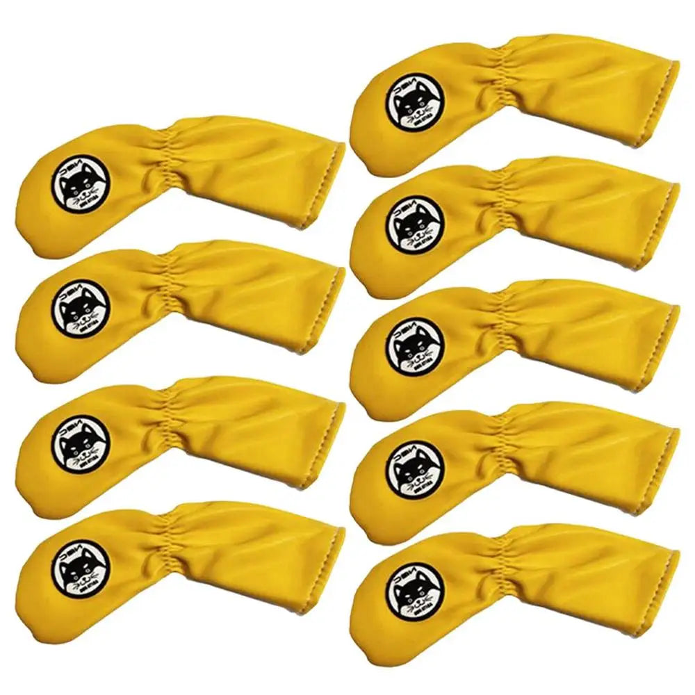 Golf Iron Covers 9X Golf Headcovers Number Alphabet Design Golf Equipment Sports Fan Club In All Weather Conditions For All