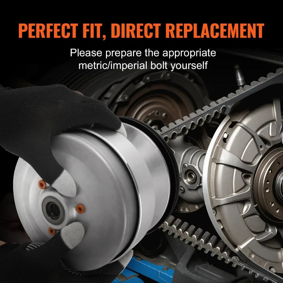 Golf Cart Drive Clutch Fits for Club Car DS 1997-2015 and Precedent 2004-2015 Primary Drive Clutch Assembly Replace 1018329-02/