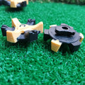 20Pcs Golf Shoe Spikes Plastic Thread Studs Replacement Twist Golf Spikes Replacement Set Wrench Tool