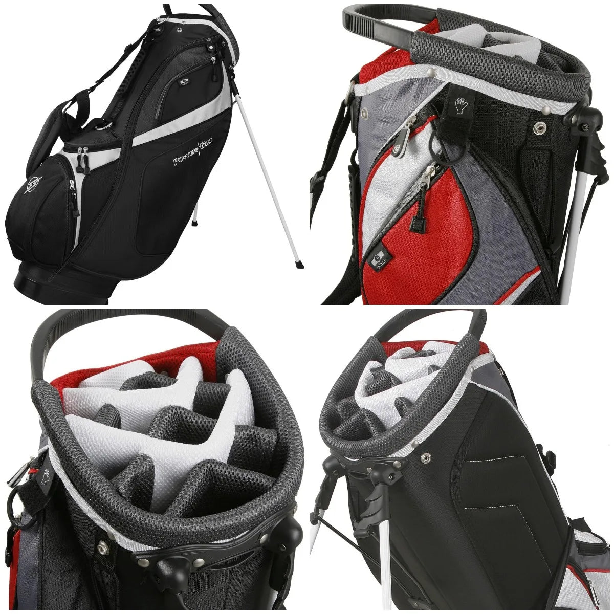 14-Way Stand Golf Bag with Carry Handle and Pockets