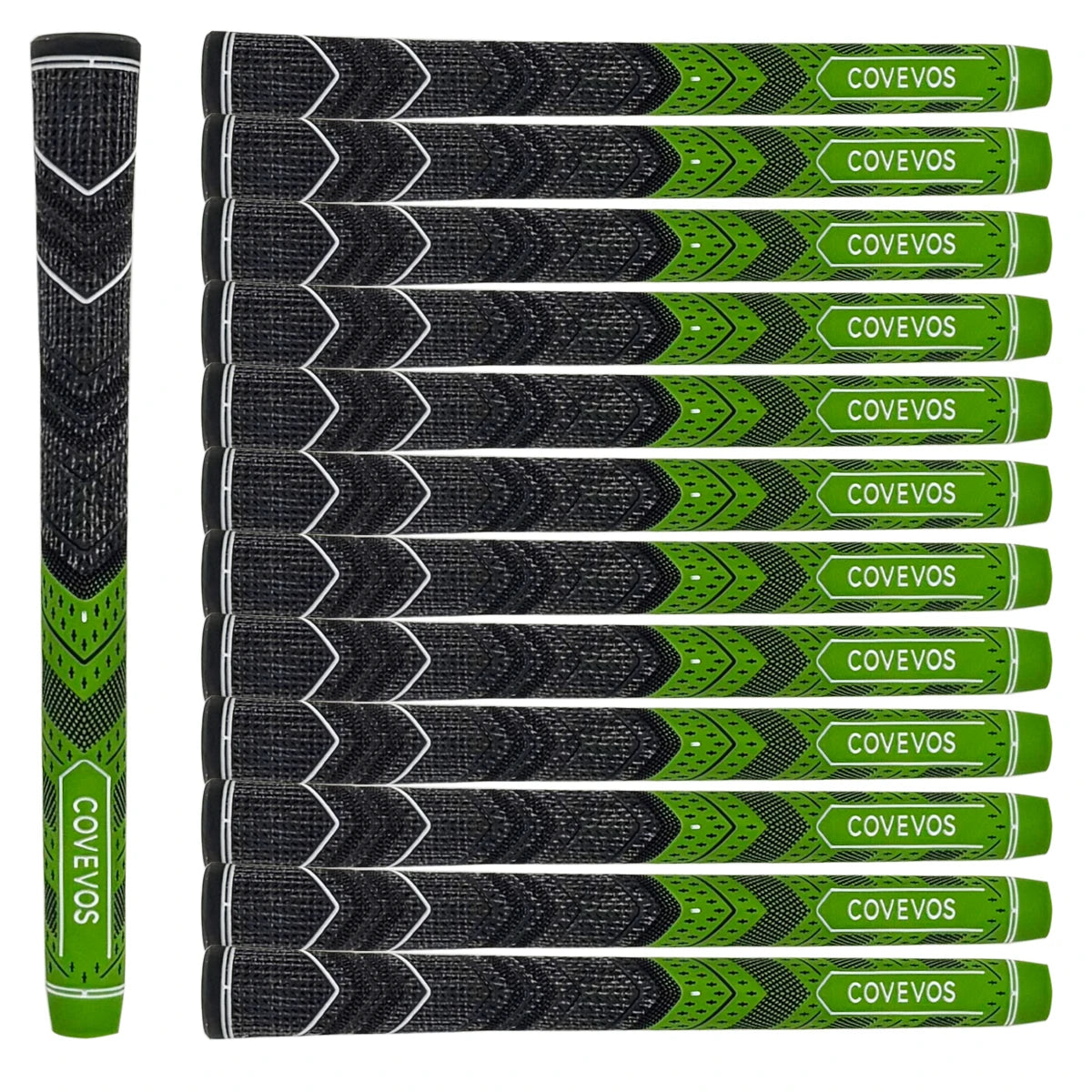 13pcs golf grips, made of natural rubber, with durable non-slip design, suitable for men and women.