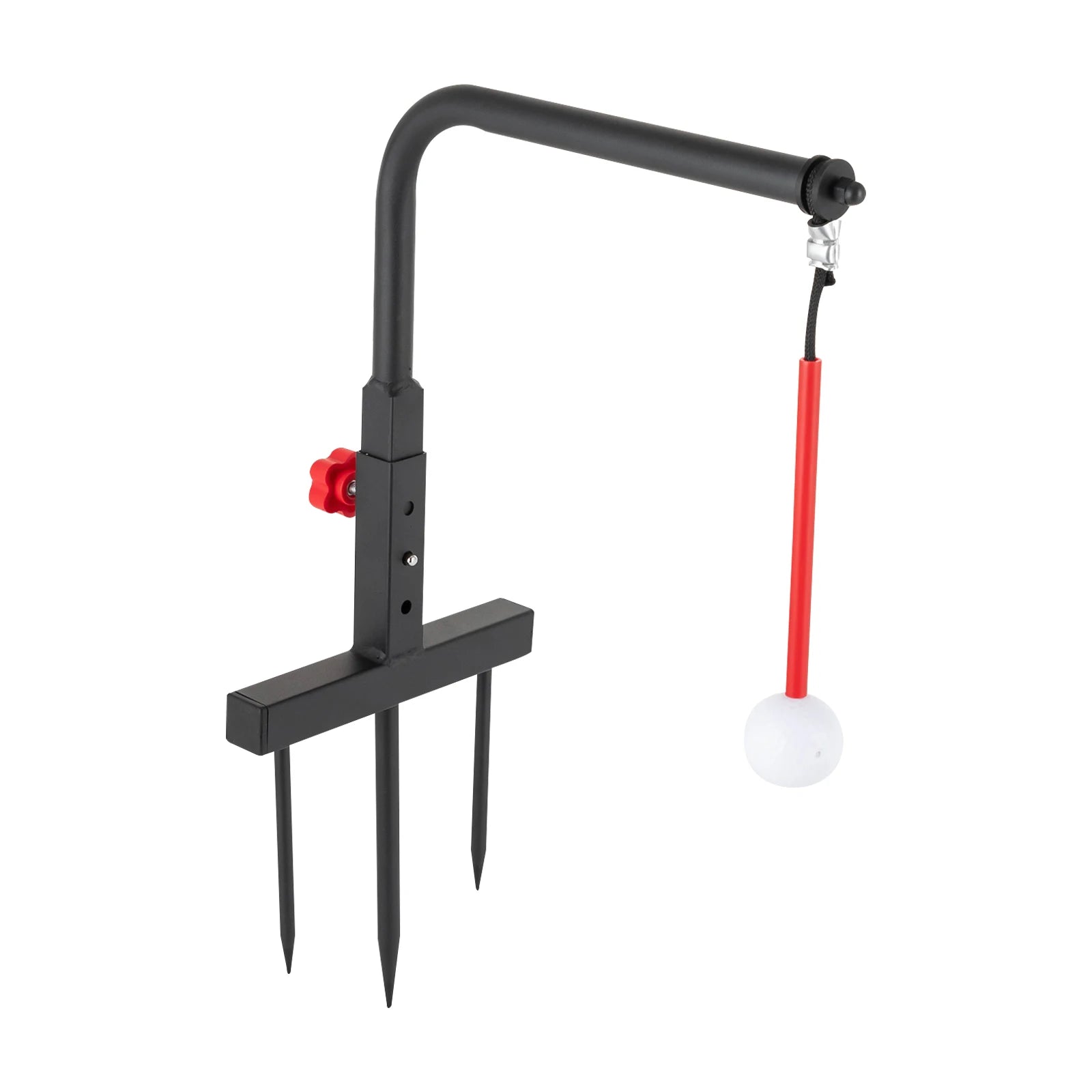 Golf Swing Trainer, Swing Practice Trainer Golf with Golf Ball & 3 Support Rods , Outdoor Hitting Training Aid for All Levels