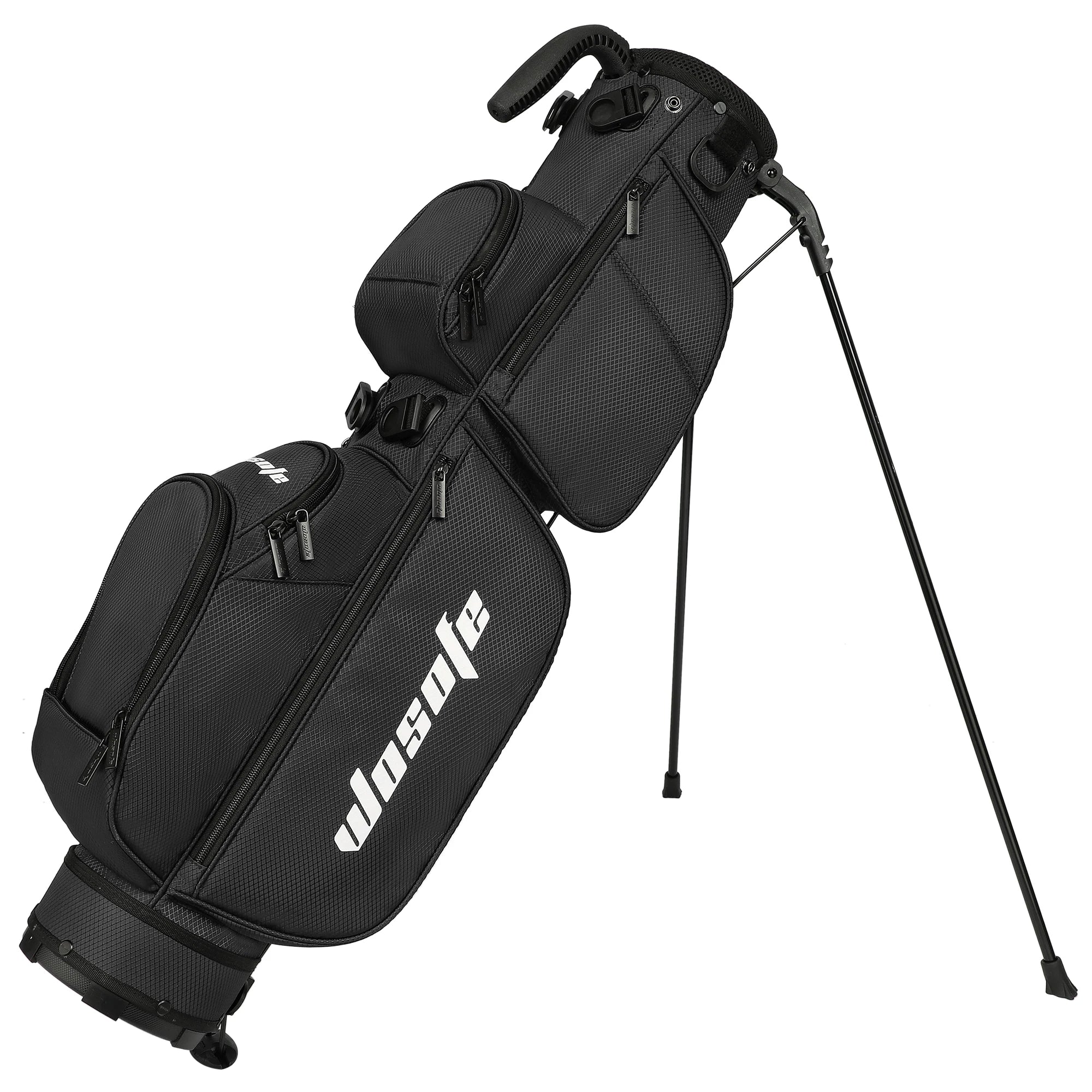 Lightweight Golf Stand Bag - 3-Way Dividers, Fits 5-9 Clubs - Small Sunday Bag for Men & Women, Par 3, Driving Range & Executive