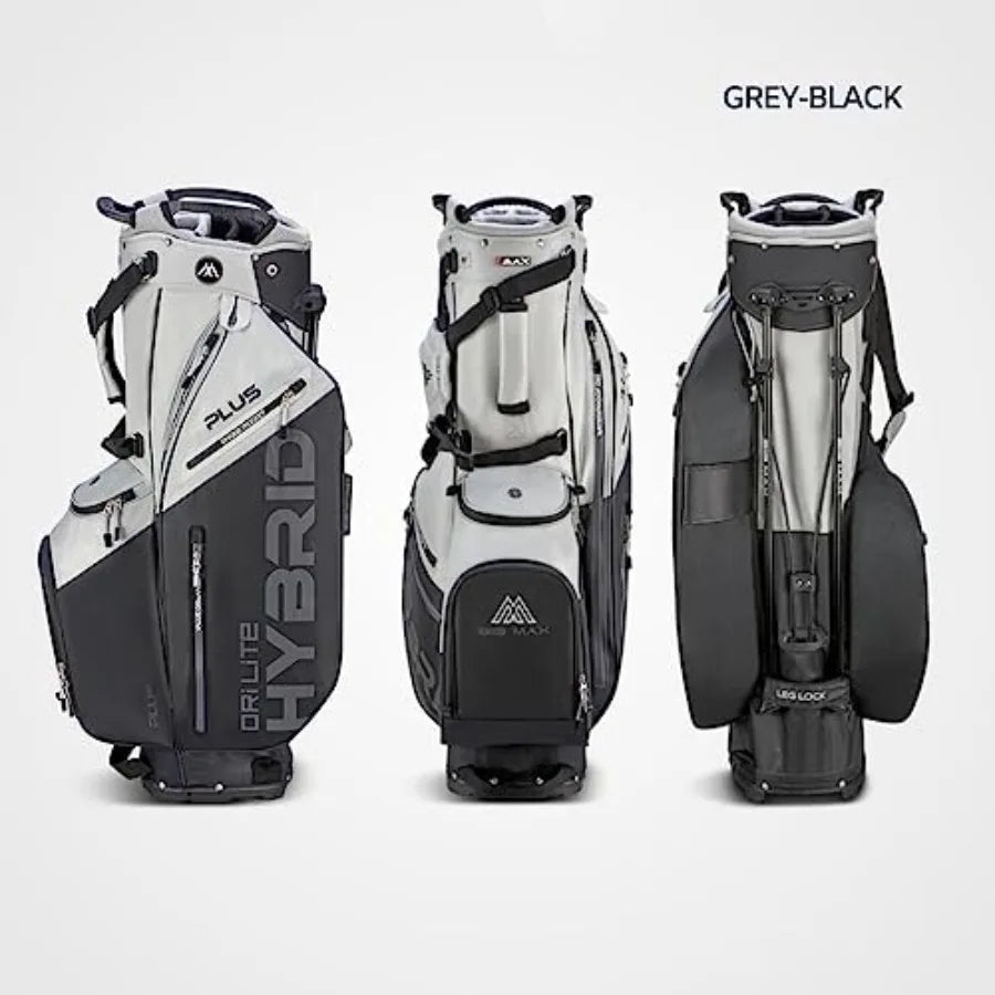 Dri Lite Hybrid Plus 14 Way Divider Golf Stand Bag Waterproof Lightweight Dual Strap Fits Push Carts