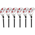 Men's Golf Hybrid Club Set: 5-9 Irons, Pitching Wedge, Senior Right-Handed Utility A Model