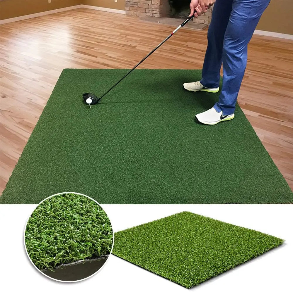 Golf Mat 1x8/1.2x8M Golf Hitting Mats for Practice Outdoor Indoor Artificial Turf Mat Garage Simulator Chipping Driving Training
