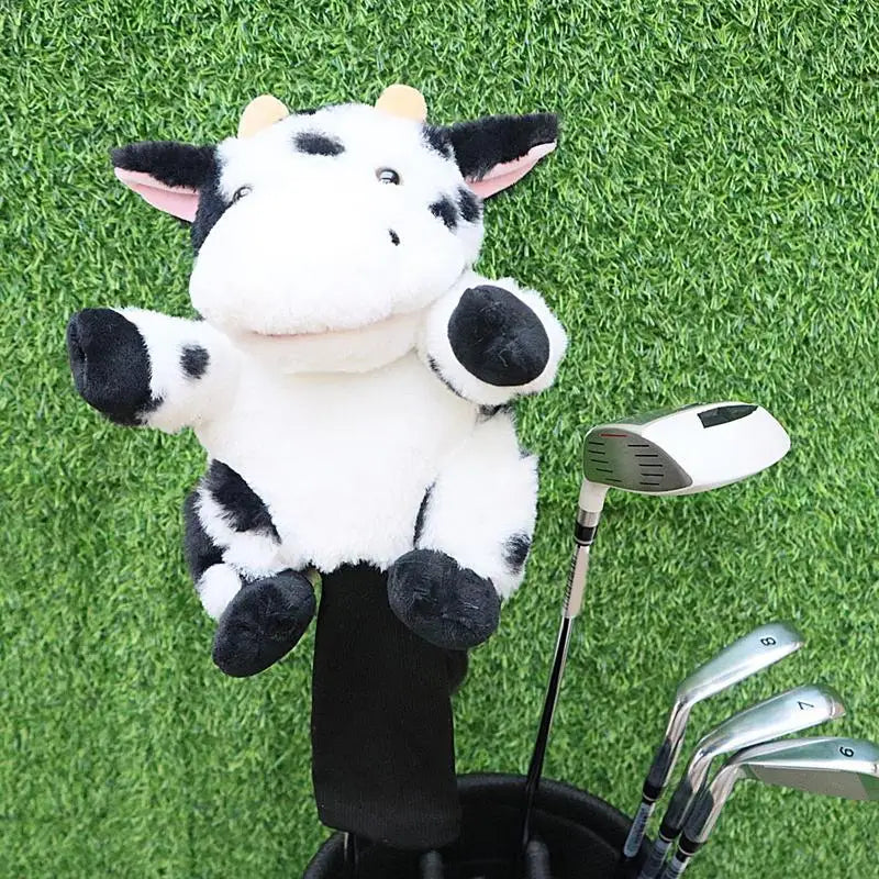 Golf Head Covers Plush Driver Cover Golf Heads Cartoon Stuffed Animal Putter Headcover Animal Golf Headcover Golf Club Protector