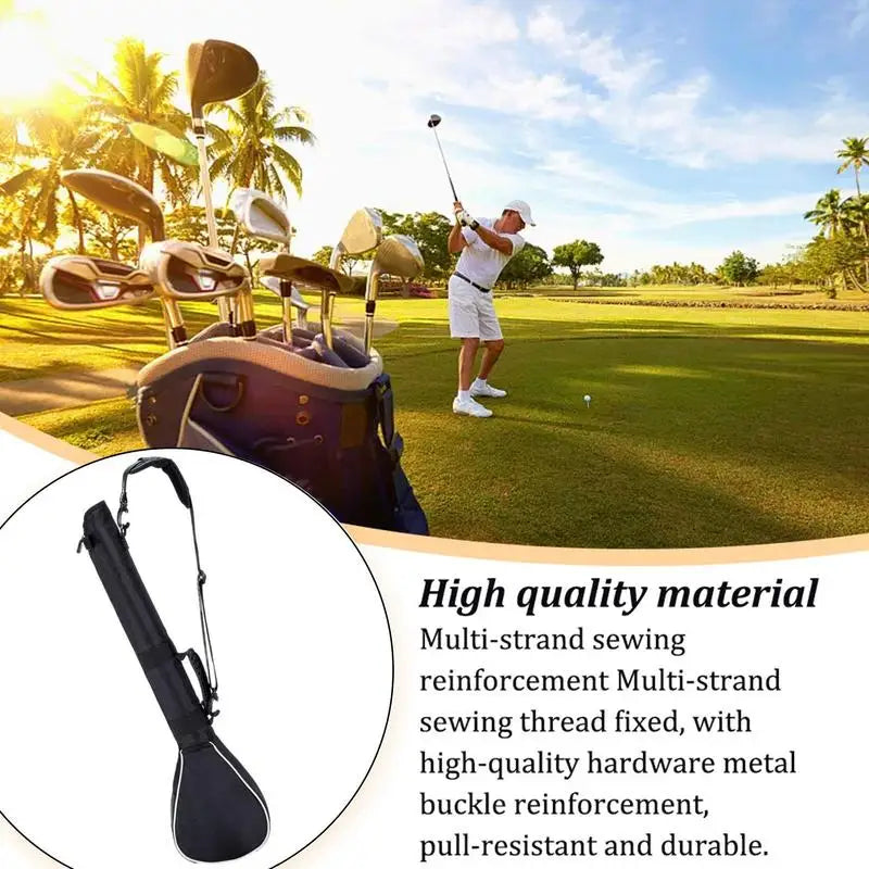 Golf Club Carry Case Folding Golf Club Travel Bag With Strap Outdoor Sports Accessory Organizer Portable Sports Tool Case